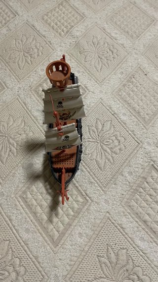 Barco Pirata de Juguete |Galeón de Plástico con V