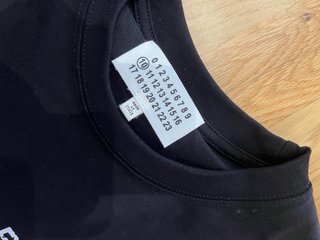 Camiseta Maison Margiela Negra  Talla S (Oversize)