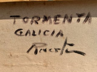 Cuadro Antonio Reverte Tormenta Galicia Acrílico
