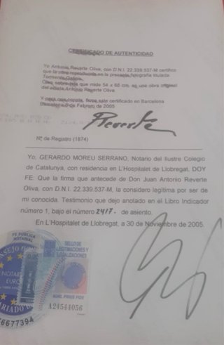 Cuadro Antonio Reverte Tormenta Galicia Acrílico