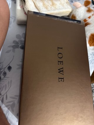Bolso Loewe Vintage Azul y Dorado