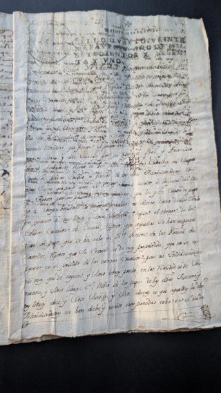 Lote de 7 documentos manuscritos S.XVI-S.XVII