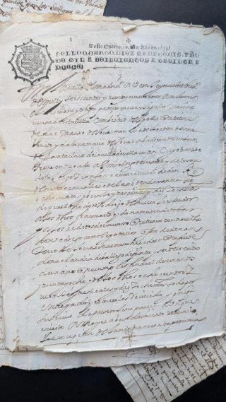 Lote de 7 documentos manuscritos S.XVI-S.XVII