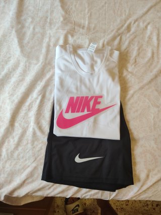 Conjunto Nike Hombre Blanco y Negro