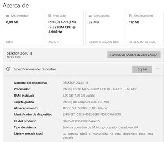Portátil Toshiba Tecra 950-R185 Negro