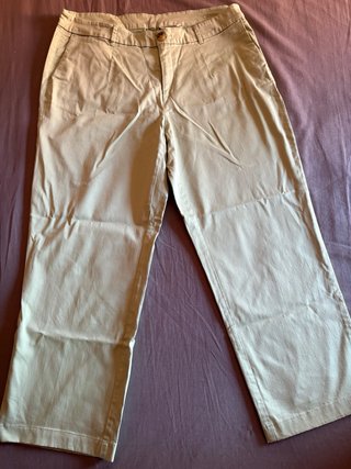 Pantalón chino Bonita mujer verde oliva