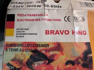 Pizza y Paella Eléctrica Bravo King