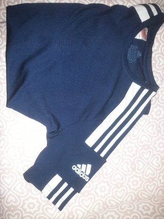 Camiseta Adidas Azul Marino Sintética niño