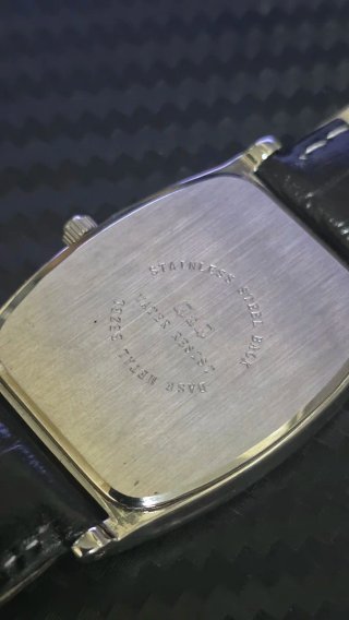 NOS Rare Vintage Q&Q by Citizen Dress Tank Watch