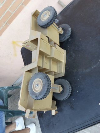 Jeep Jeyperman militar juguete