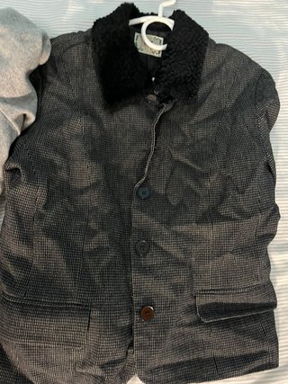 Chaquetas H&M Grises Mujer Talla S