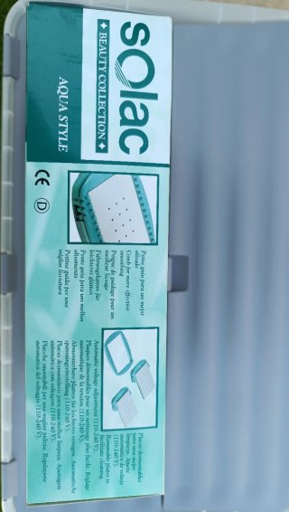 Plancha de pelo a vapor Solac Aqua Style
