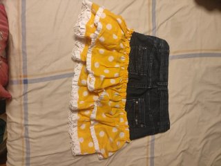 Faldas flamencas vaqueras cortas T38, 42, 44