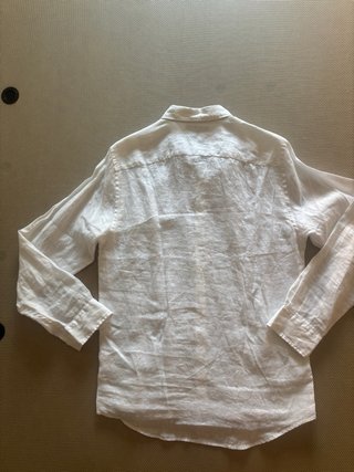 Camisa Lino Tommy Hilfiger Blanca Talla M