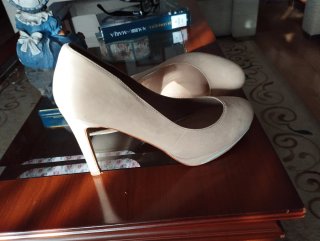 Zapatos de tacón beige SUITEBLANCO talla 38