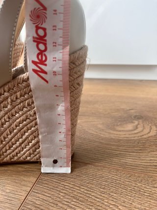 Sandalias Cuña Michael Kors Originales Beige