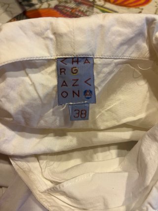 Camisa Charo Azcona Vintage Blanca