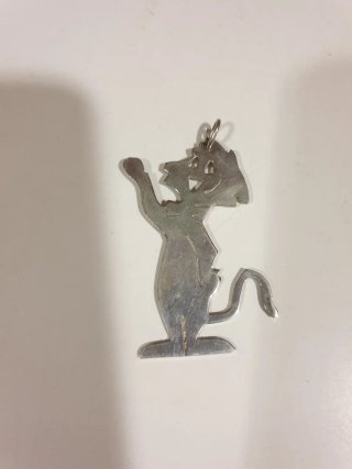 Colgante Gato Plata