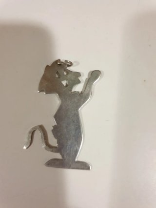 Colgante Gato Plata