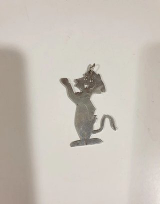 Colgante Gato Plata