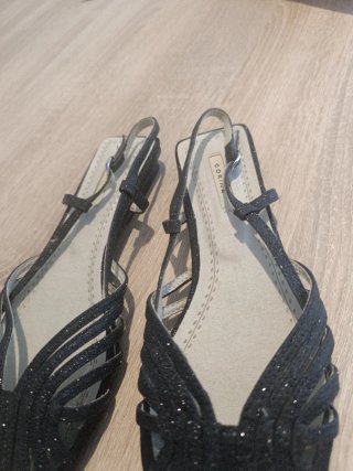 Zapatos planos negros talla 39