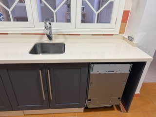Muebles de cocina con encimera Silestone