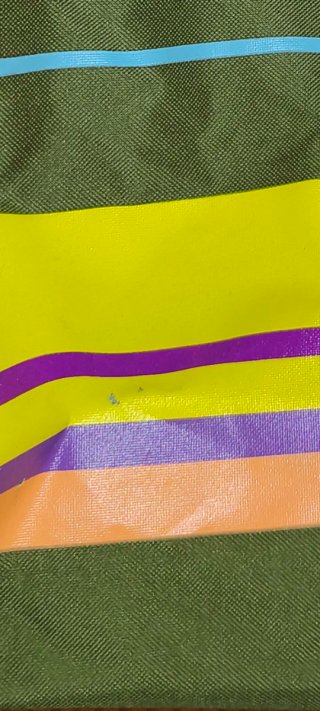 Bolso de piscina con rayas