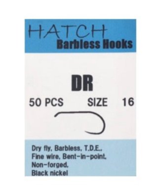 Anzuelos Hatch DR 16 Barbless Mosca