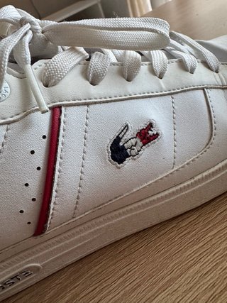 Zapatillas Lacoste Blancas y Azules