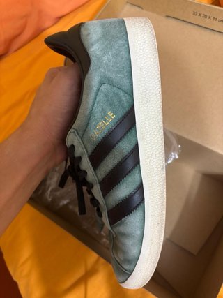 Adidas Gazelle Verde/Negro Talla 42 2/3