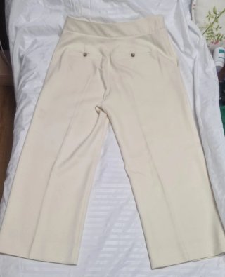 Pantalón vestir beige claro T.38