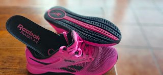 Tenis Reebok Rosa y Negro
