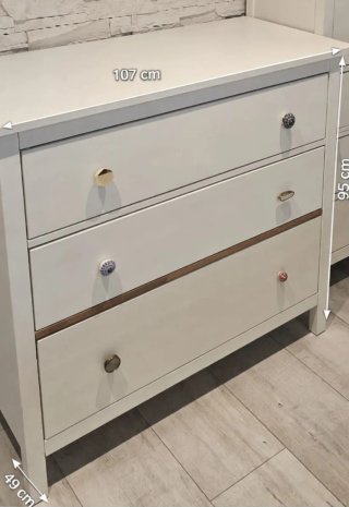 2 Cómodas Ikea Hemnes Blancas