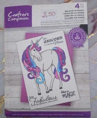 Sellos Crafter's Companion Unicorn