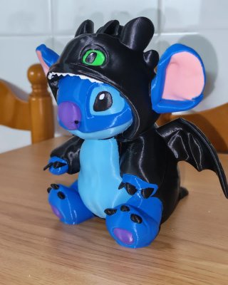 Stitch Desdentado Impreso 3D
