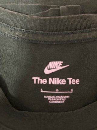 Camiseta Nike Hombre Verde
