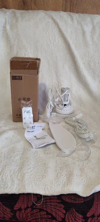 Oferta❤️Ventilador colgante blanco nuevo