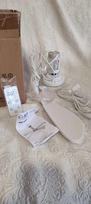 Oferta❤️Ventilador colgante blanco nuevo