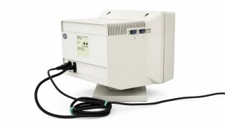 Lote Retro IBM PS/2: 2 Monitores + Portátil (1992)