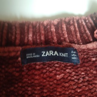 Jersey Zara Burdeos Talla L