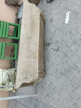 Altesa antigua recubierta de zinc
