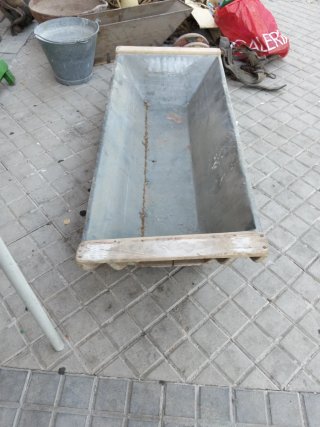 Altesa antigua recubierta de zinc