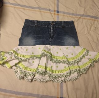 Falda flamenca vaquera talla 38