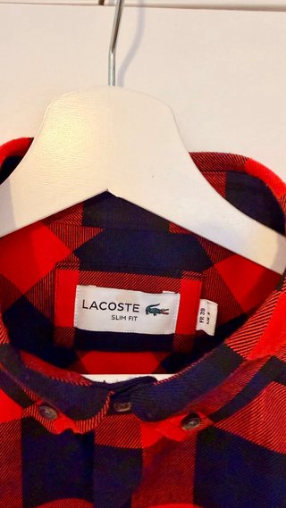 Camisa Lacoste Slim Fit a cuadros