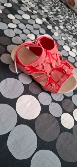 Sandalias Deportivas Mujer Rosa y Rojo Talla 43\44