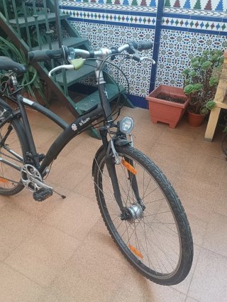 Bicicleta Paseo Btwin Negra