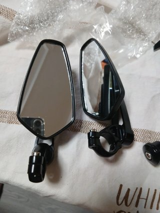Espejos Moto Universales Negros