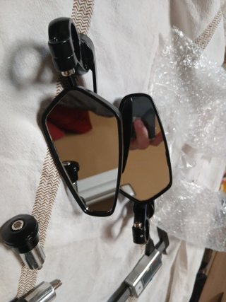 Espejos Moto Universales Negros