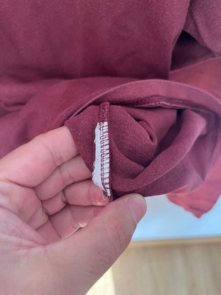 Carhartt WIP Camiseta Manga Larga Borgoña