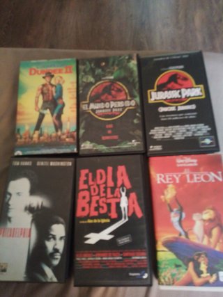 Lote 6 Películas VHS